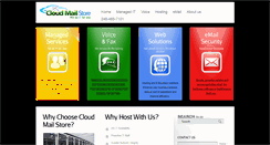 Desktop Screenshot of cloudmailstore.com